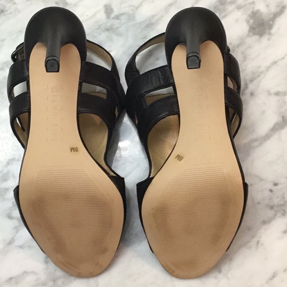 ‘Sexy’ Gianni Bini Black heel sandals size 8m. - Picture 4 of 7